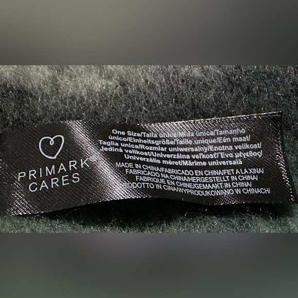 042 Primark Care | NWT Green Tartan Blanket Women’s Scarf (Size 80’x17,5’) - Picture 7 of 11